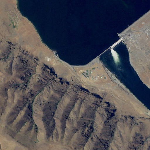 Aerial imagery of Priest Rapids, WA