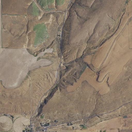 Aerial imagery of Rainbow Spring, WA