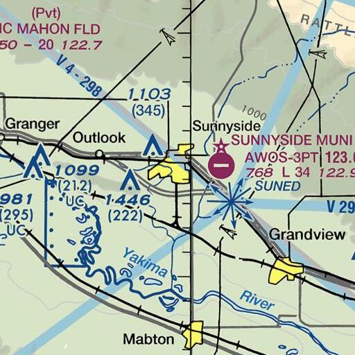 FAA VFR chart of Saint Josephs School, WA