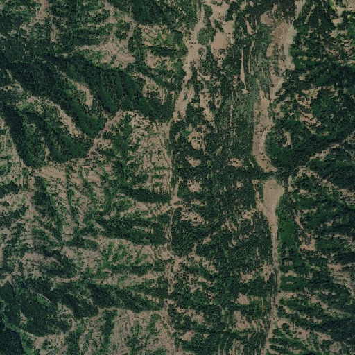 Aerial imagery of Sawtooth Ridge, WA