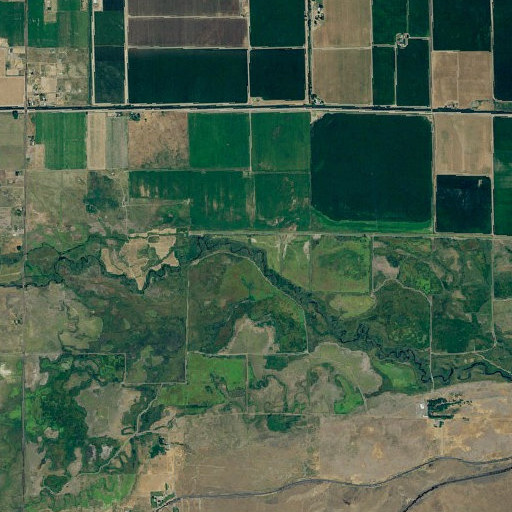 Aerial imagery of Snake Creek, WA