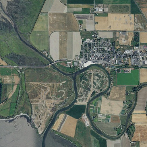 Aerial imagery of Stillaguamish River, WA