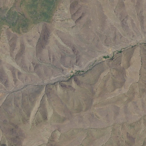 Aerial imagery of Warm Springs, WA