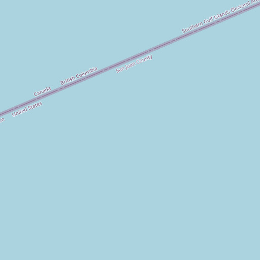 OpenStreetMap map of Boundary Pass, WA