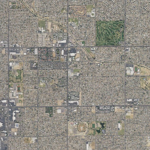Aerial imagery of Sunset School, AZ