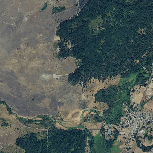 Aerial imagery of King Hill, WA
