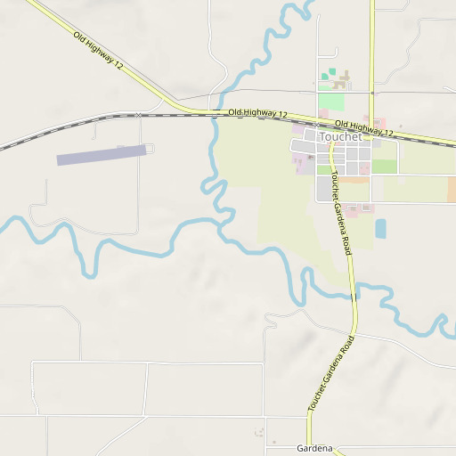 OpenStreetMap map of Touchet River, WA