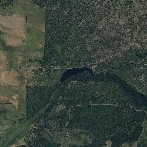 Aerial imagery of Mill Pond, WA