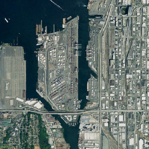 Aerial imagery of Berth 6, WA