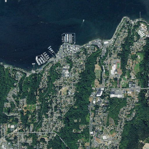 Aerial imagery of Bethany Lutheran Elementary School, WA