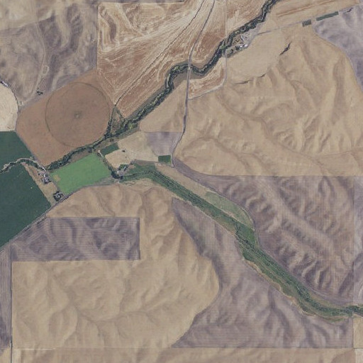 Aerial imagery of Dixie Crossing, WA