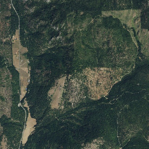 Aerial imagery of Baldy, WA