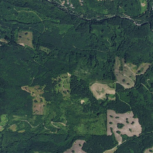 Aerial imagery of Bells Mountain, WA