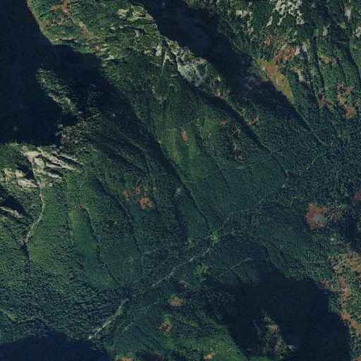 Aerial imagery of Blackhawk Mine, WA