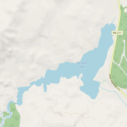 OpenStreetMap map of Cedar Creek, WA