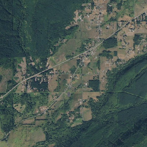 Aerial imagery of Glenoma, WA