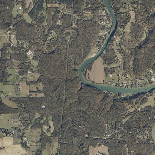 Aerial imagery of Lawson Branch, AL
