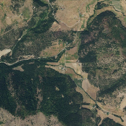 Aerial imagery of Hungry Hollow, WA