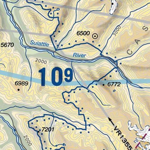 FAA VFR chart of Indigo Creek, WA