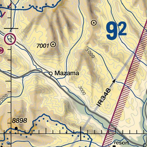 FAA VFR chart of Insulator Basin, WA