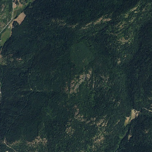 Aerial imagery of Irish Mountain, WA