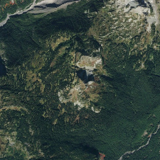 Aerial imagery of Iron Mountain, WA
