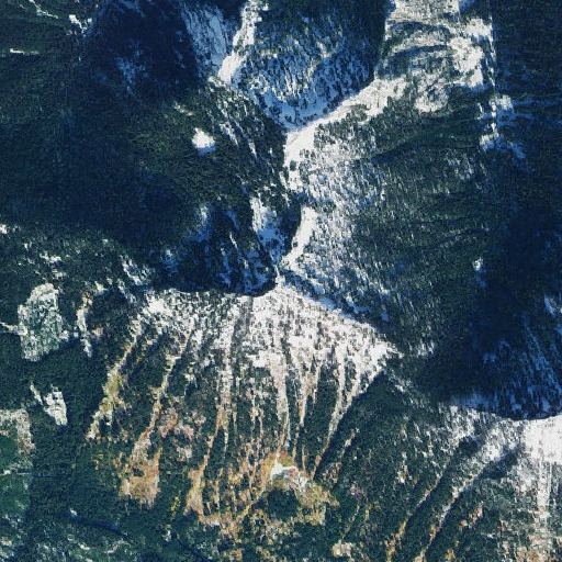 Aerial imagery of Irving Peak, WA