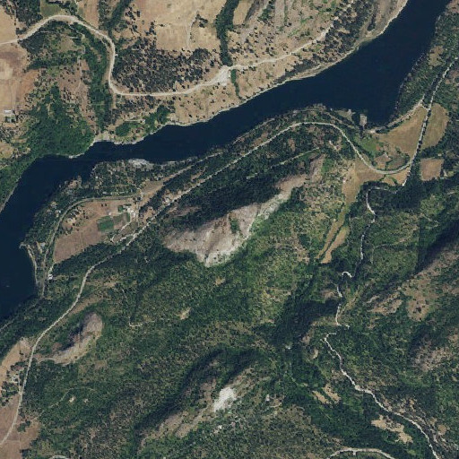 Aerial imagery of Island Rock, WA