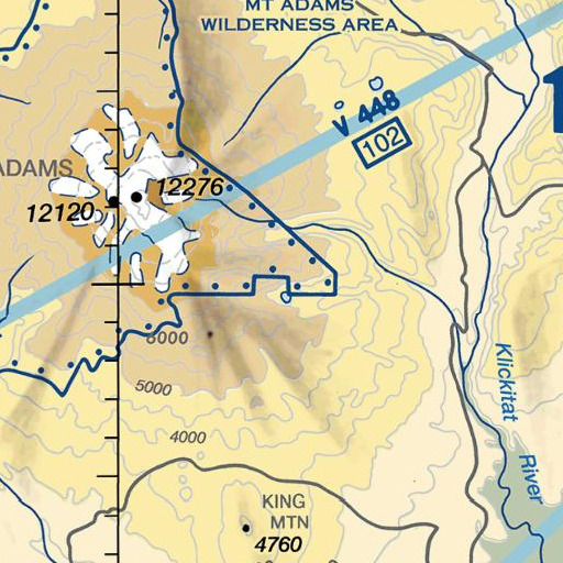 FAA VFR chart of Island Spring, WA