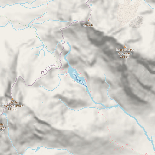 OpenStreetMap map of Lake Ivanhoe, WA