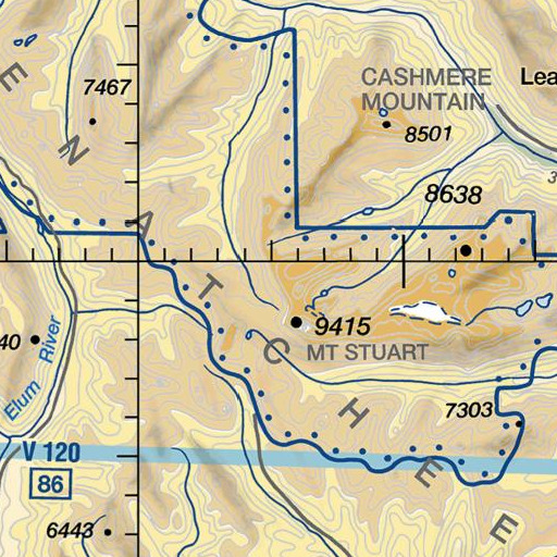 FAA VFR chart of Jack Lake, WA
