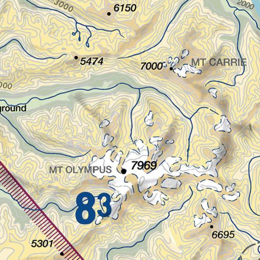 FAA VFR chart of Jemrod Creek, WA