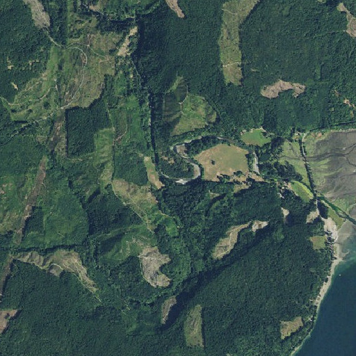Aerial imagery of John Creek, WA