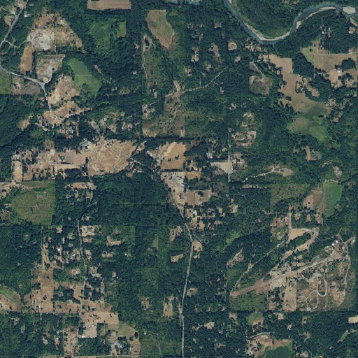 Aerial imagery of Lackamas Elementary School, WA