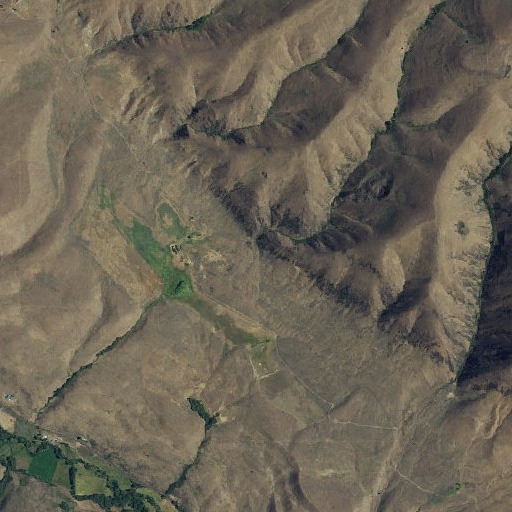 Aerial imagery of Lemon Canyon, WA