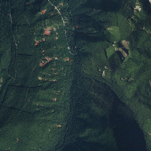 Aerial imagery of Lost Creek, WA