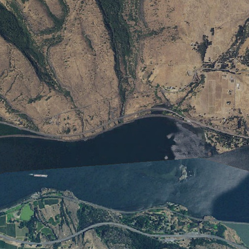 Aerial imagery of Major Creek, WA