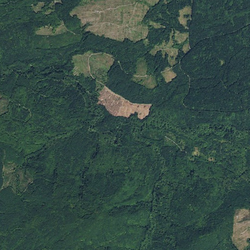 Aerial imagery of Middle Creek, WA