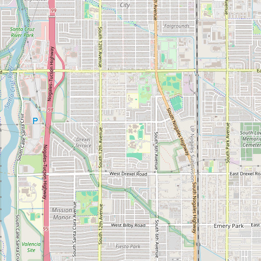 OpenStreetMap map of Apollo Middle School, AZ