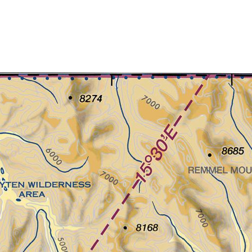 FAA VFR chart of Spanish Creek, WA