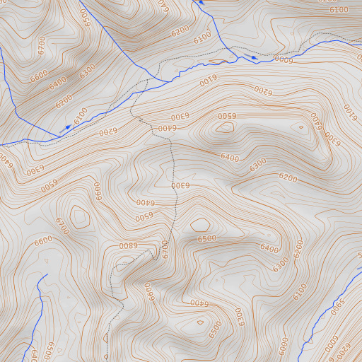 OpenTopoMap map of Vic Meadow, WA