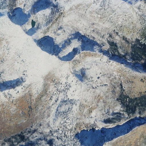 Aerial imagery of Whistler Pass, WA