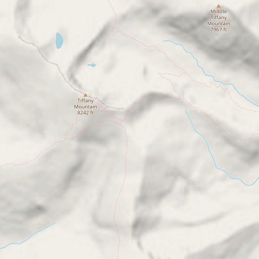 OpenStreetMap map of Whistler Pass, WA