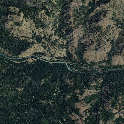 Aerial imagery of Wild Rose Campground, WA