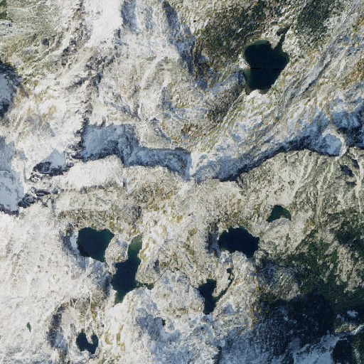 Aerial imagery of Prusik Pass, WA