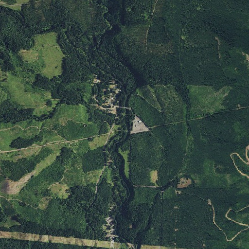 Aerial imagery of Pine Creek, WA