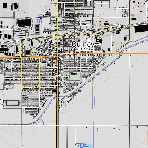 OpenTopoMap map of Pioneer Elementary School, WA