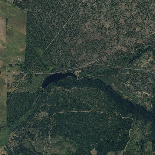 Aerial imagery of Mill Pond Dam, WA