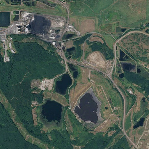 Aerial imagery of Dam Number Two, WA