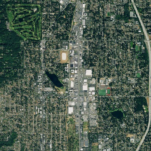 Aerial imagery of Aurora Stadium, WA
